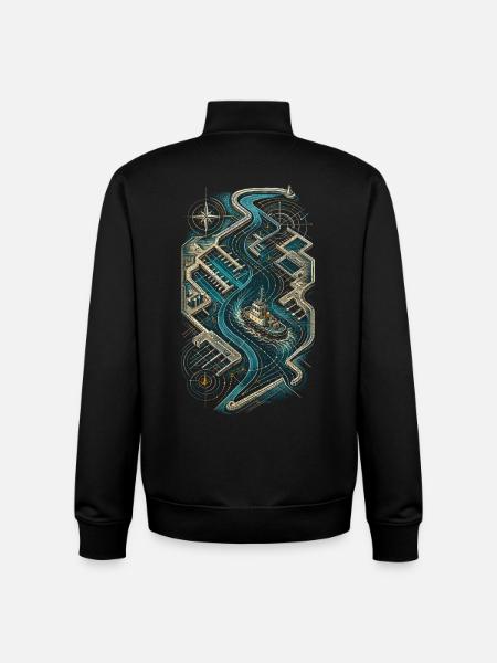 Schleppschiffe Schlepper - Unisex Organic Zip Sweatshirt von Stanley/Stella - Schwarz