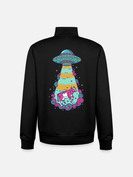 Spirituality Sacred Geometry Zen Symbol - Unisex Organic Zip Sweatshirt by Stanley/Stella - black