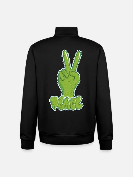 Street art - Unisex Organic Zip Sweatshirt von Stanley/Stella - Schwarz