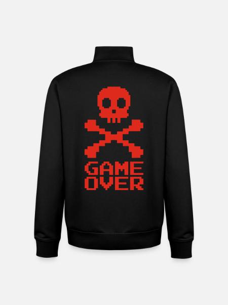 Endgame (red) - Unisex Organic Zip Sweatshirt by Stanley/Stella - black
