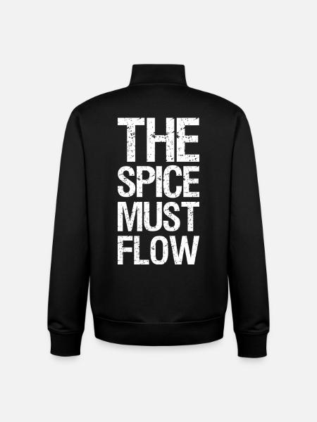 the spice must flow - Unisex Organic Zip Sweatshirt von Stanley/Stella - Schwarz