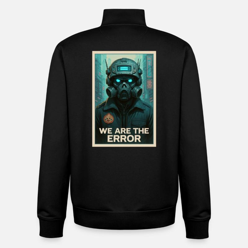 WIR SIND DER FEHLER - Unisex Organic Zip Sweatshirt von Stanley/Stella - Schwarz