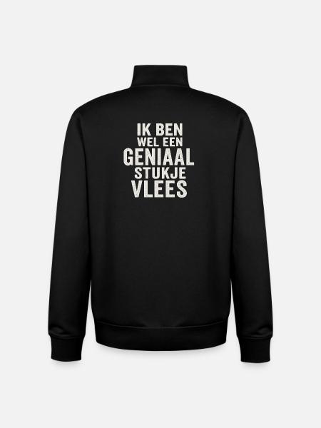 Genialer Fleisch-Tippfehler - Unisex Organic Zip Sweatshirt von Stanley/Stella - Schwarz