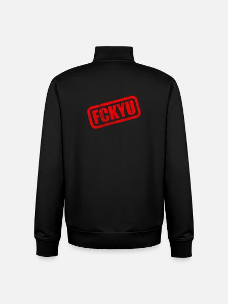 Numéro d’identification fiscale FCKYU - Sweat zippé unisexe en coton bio Stanley/Stella - noir