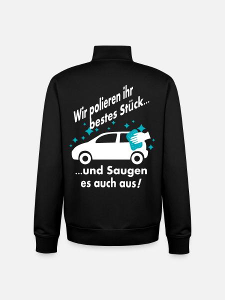 Car Laundry - Unisex Organic Zip Sweatshirt by Stanley/Stella - black