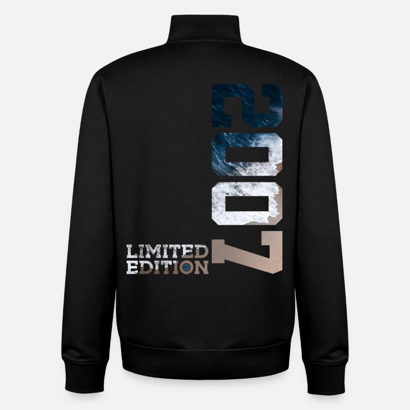19E ANNIVERSAIRE ÉDITION LIMITÉE 2007 - Sweat zippé unisexe en coton bio Stanley/Stella - noir