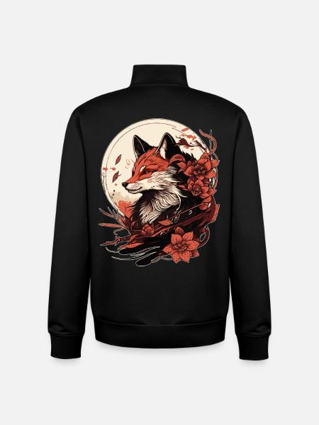 Fuchs Japan - Unisex Organic Zip Sweatshirt by Stanley/Stella - black