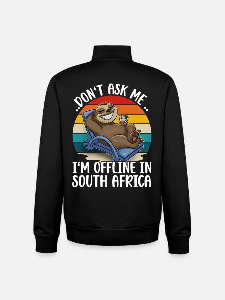 South Africa Holidays - Unisex Organic Zip Sweatshirt by Stanley/Stella - black