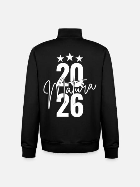 Matura 2026 - Unisex Organic Zip Sweatshirt by Stanley/Stella - black