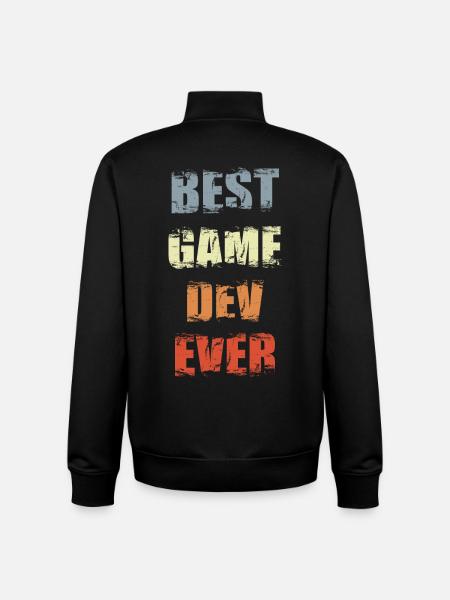 Motivation game development - Unisex Organic Zip Sweatshirt by Stanley/Stella - black