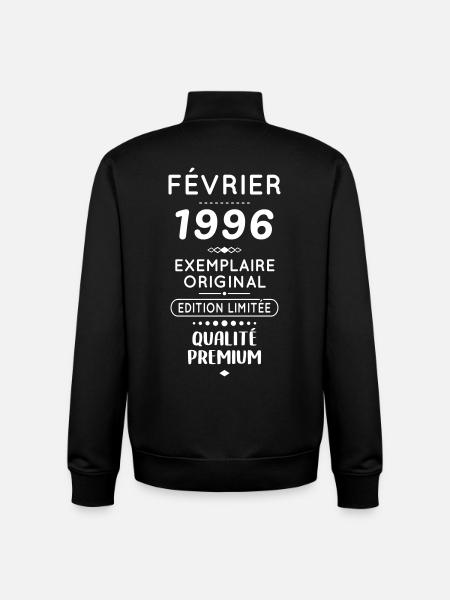 30th Anniversary - February 1996 Original - Unisex Organic Zip Sweatshirt by Stanley/Stella - black