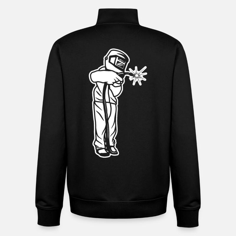 Schweißer Kind - Unisex Organic Zip Sweatshirt von Stanley/Stella - Schwarz