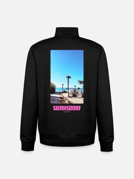 SIERKSDORF _ Strand - Unisex Organic Zip Sweatshirt von Stanley/Stella - Schwarz