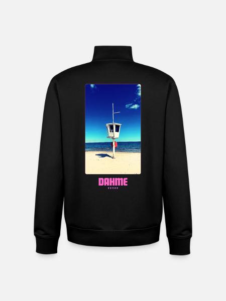 DAHME BEACH - Unisex Organic Zip Sweatshirt von Stanley/Stella - Schwarz