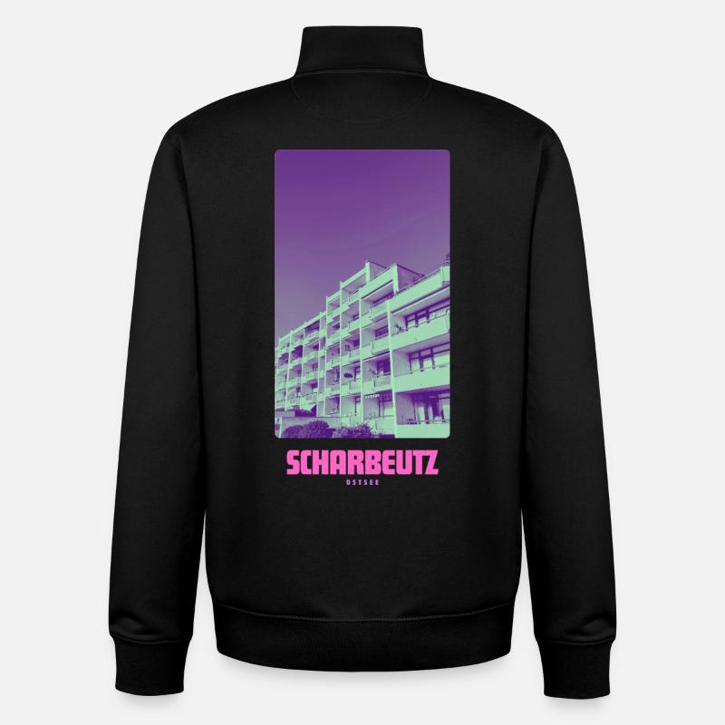 Scharbeutz Ostsee - Unisex Organic Zip Sweatshirt von Stanley/Stella - Schwarz