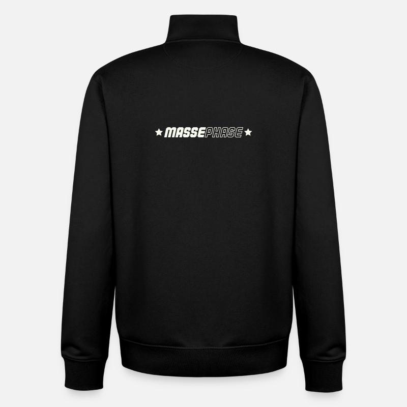 Masse Phase - Unisex Organic Zip Sweatshirt von Stanley/Stella - Schwarz