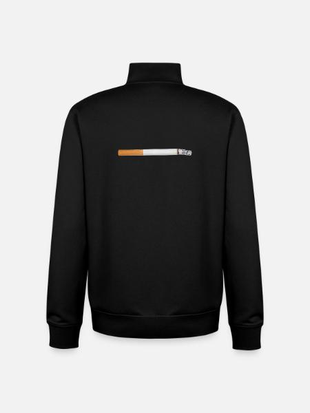 Cigarette Smoke Shade - Unisex Organic Zip Sweatshirt by Stanley/Stella - black