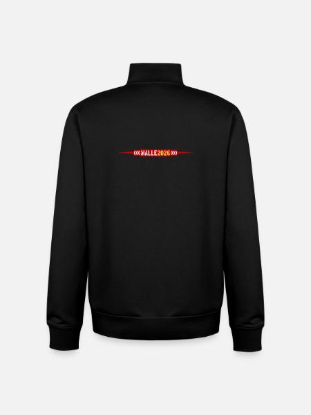 Malle 2026 Mallorca - Unisex Organic Zip Sweatshirt by Stanley/Stella - black