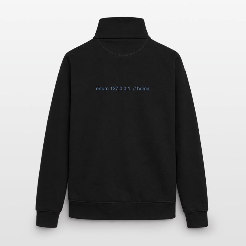 Programmer Nerd IT Joke Developer Home Unisex Organic Zip Sweatshirt by Stanley/Stella