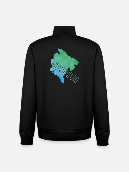 montenegro - Unisex Organic Zip Sweatshirt by Stanley/Stella - black