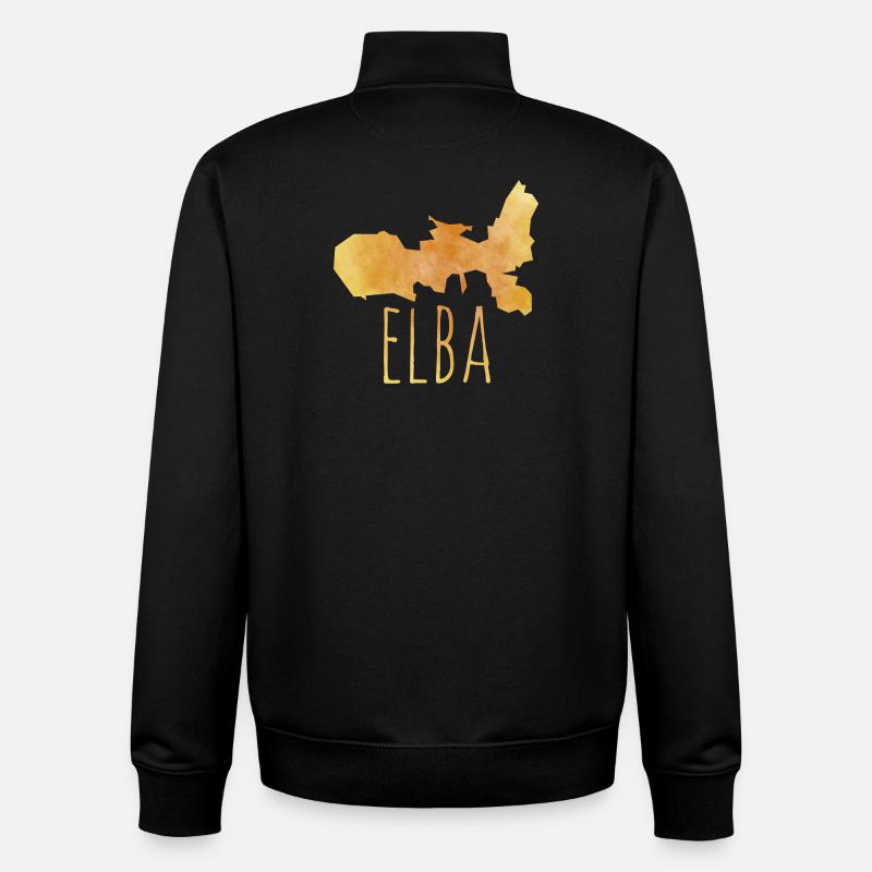 Elba - Unisex Organic Zip Sweatshirt by Stanley/Stella - black