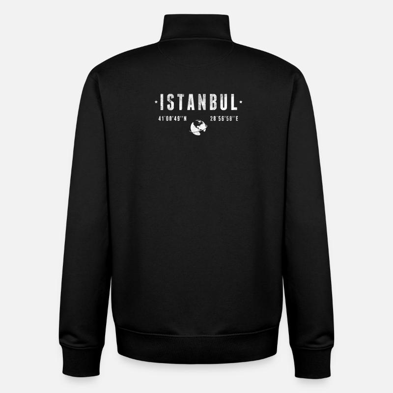 Istanbul - Unisex Organic Zip Sweatshirt von Stanley/Stella - Schwarz
