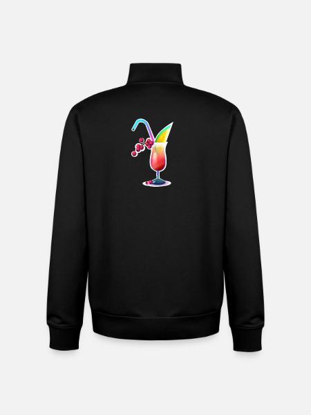 Tropischer Farbcocktail - Unisex Organic Zip Sweatshirt von Stanley/Stella - Schwarz