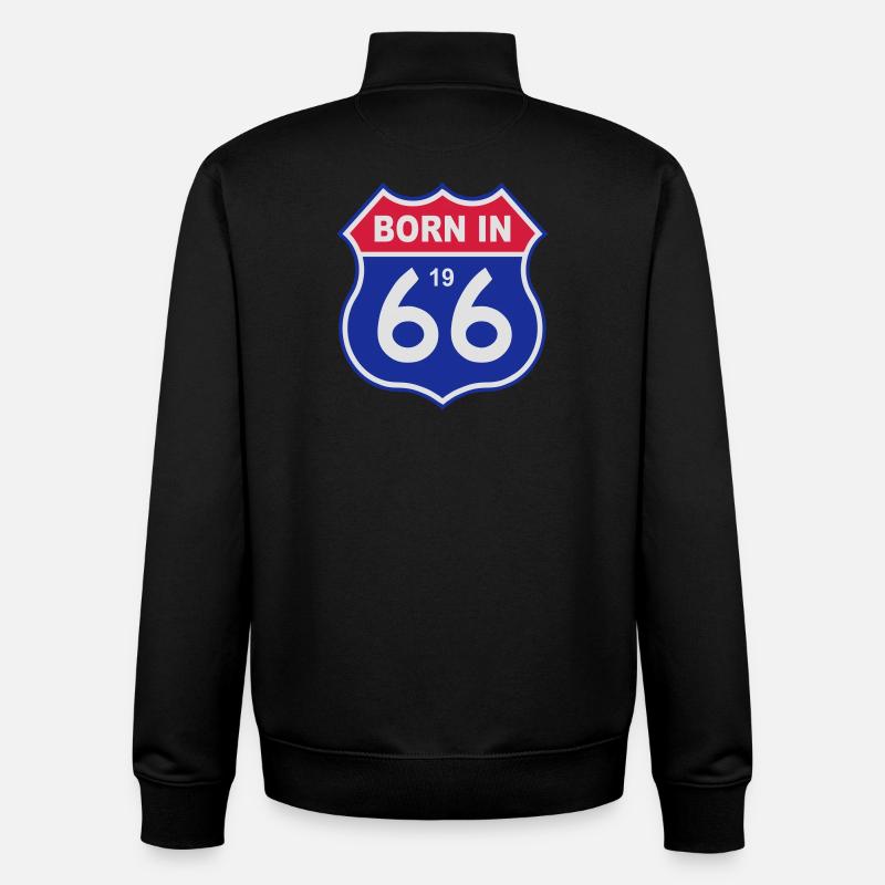 1966 - Unisex Organic Zip Sweatshirt by Stanley/Stella - black