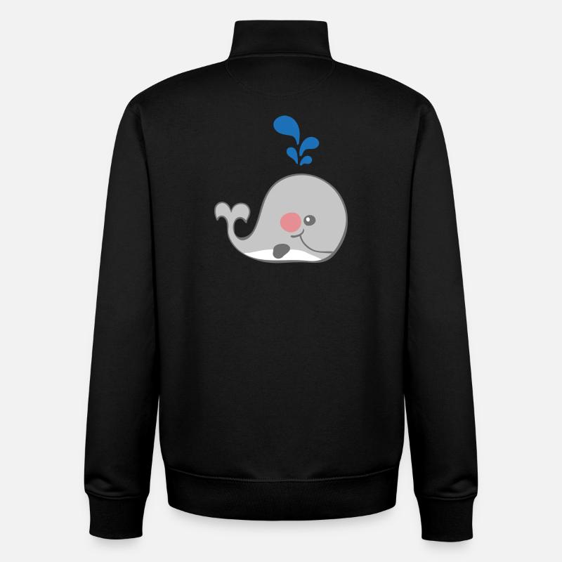 Wal - Unisex Organic Zip Sweatshirt von Stanley/Stella - Schwarz