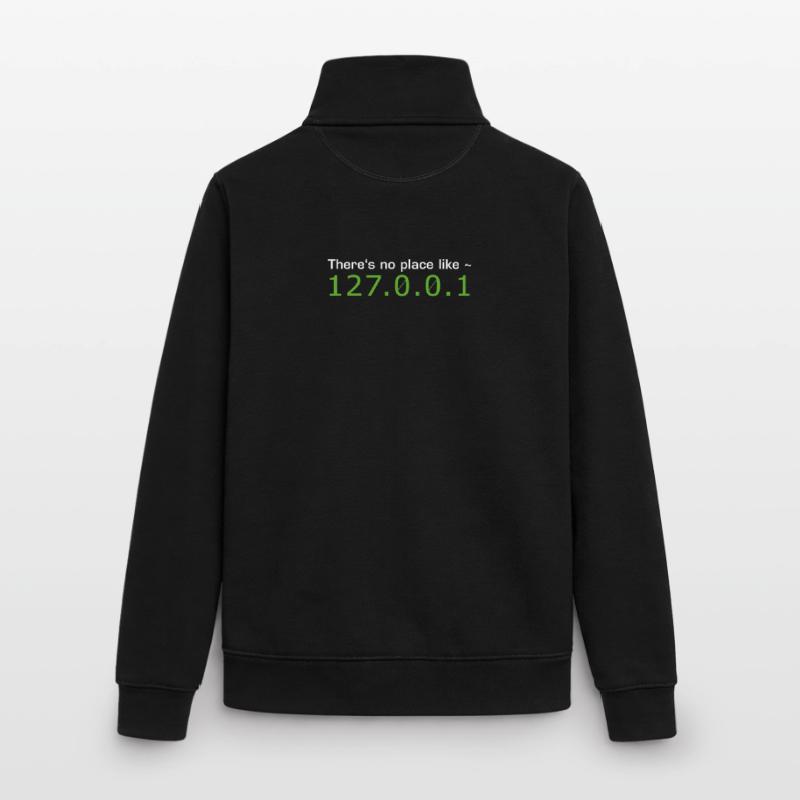 theres no place like home Code programmer Admin Sweat zippé unisexe en coton bio Stanley/Stella