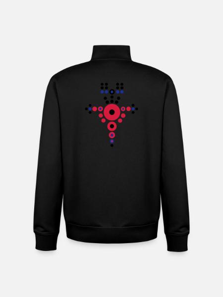 viking - Sweat zippé unisexe en coton bio Stanley/Stella - noir