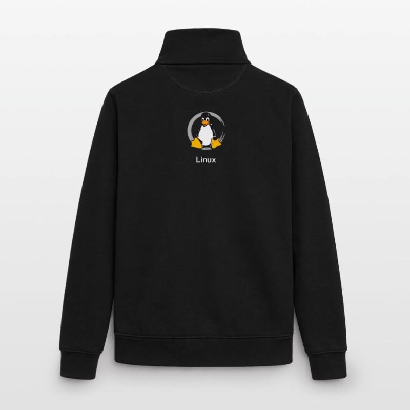 Pc computer Pinguin nerd geek Programmierer Admin Unisex Organic Zip Sweatshirt von Stanley/Stella