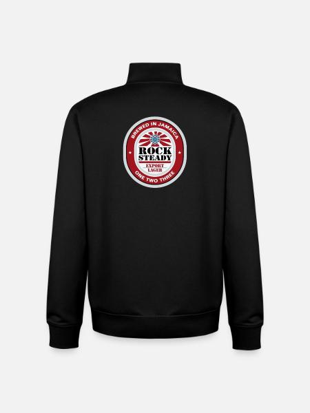 Rocksteady Beer Lable - Unisex Organic Zip Sweatshirt von Stanley/Stella - Schwarz