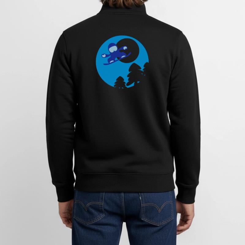 snowboader2 Unisex Organic Zip Sweatshirt von Stanley/Stella