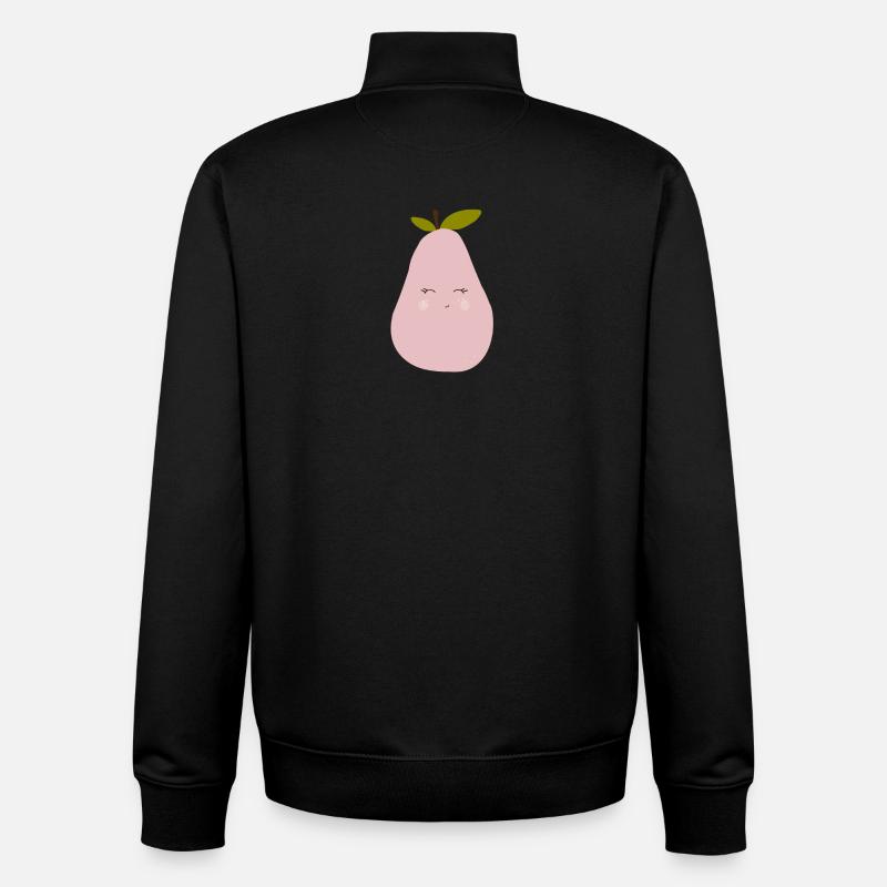 Eine süße Birne - Unisex Organic Zip Sweatshirt von Stanley/Stella - Schwarz