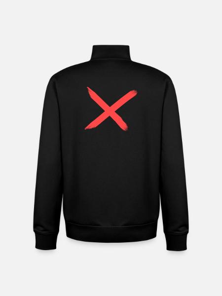 X - Unisex Organic Zip Sweatshirt by Stanley/Stella - black