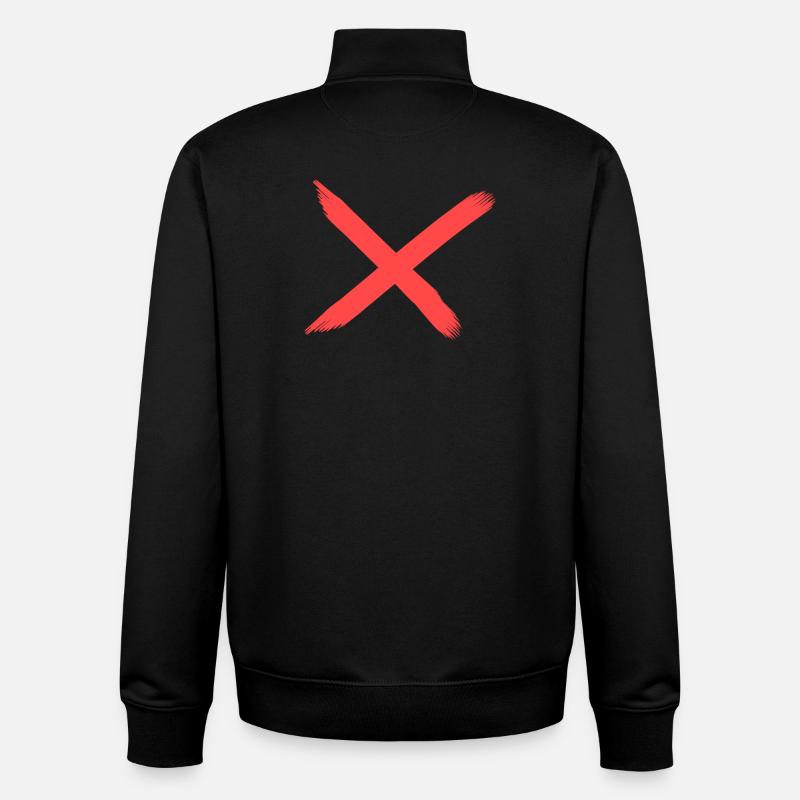 X - Unisex Organic Zip Sweatshirt von Stanley/Stella - Schwarz