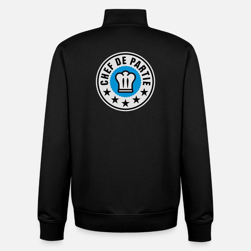 Chef de Partie - Unisex Organic Zip Sweatshirt von Stanley/Stella - Schwarz