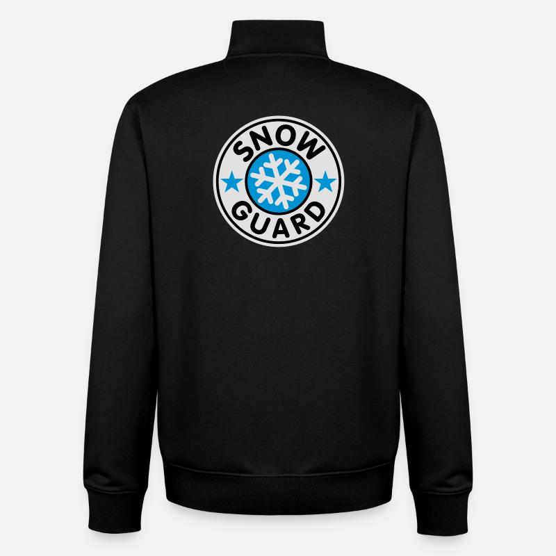 Snow Guard | Schnee Wache - Unisex Organic Zip Sweatshirt by Stanley/Stella - black