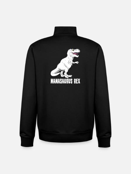 Mutter Dinosaurier - Mamasaurus Rex - Lustig - Unisex Organic Zip Sweatshirt von Stanley/Stella - Schwarz