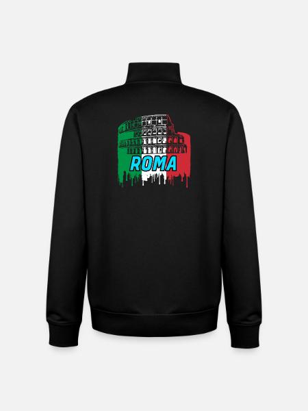 Rome / Gift / Gift Idea - Unisex Organic Zip Sweatshirt by Stanley/Stella - black
