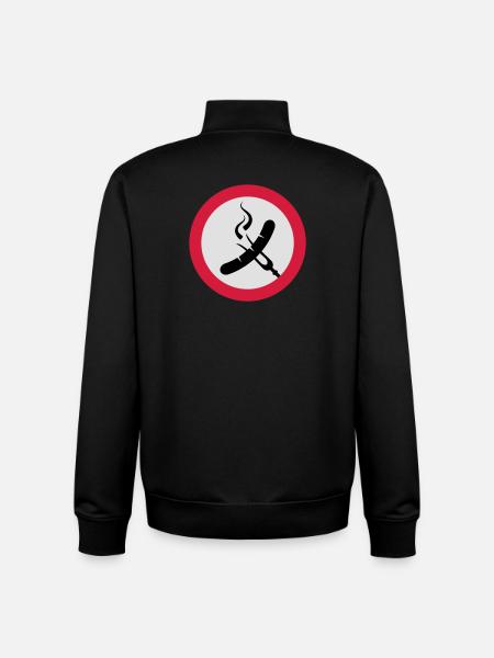 Grillwurst - Unisex Organic Zip Sweatshirt von Stanley/Stella - Schwarz