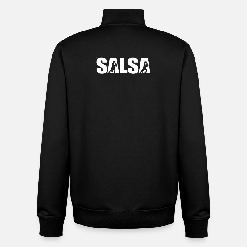 Salsa - Unisex Organic Zip Sweatshirt von Stanley/Stella - Schwarz