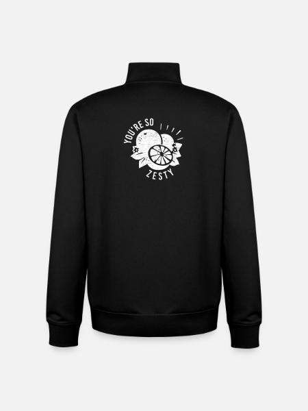 You're so zesty - Unisex Organic Zip Sweatshirt by Stanley/Stella - black