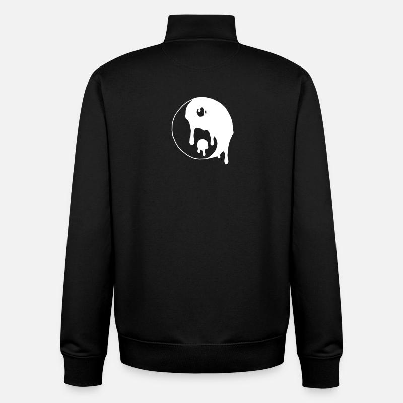 Yin Yang - Unisex Organic Zip Sweatshirt von Stanley/Stella - Schwarz