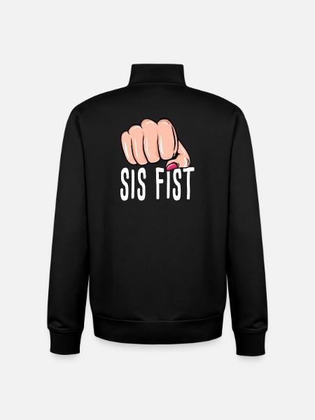 Faust - Schwester Faust - Box - Boxen - Unisex Organic Zip Sweatshirt von Stanley/Stella - Schwarz