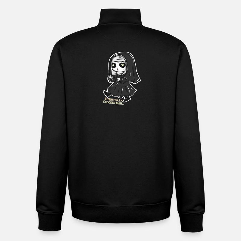 Valac nun halloween gift - Unisex Organic Zip Sweatshirt by Stanley/Stella - black