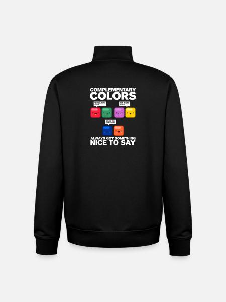 Kunstner kunstner kunstner gave - Stanley/Stella unisex sweatshirt med lynlås i økologisk - sort