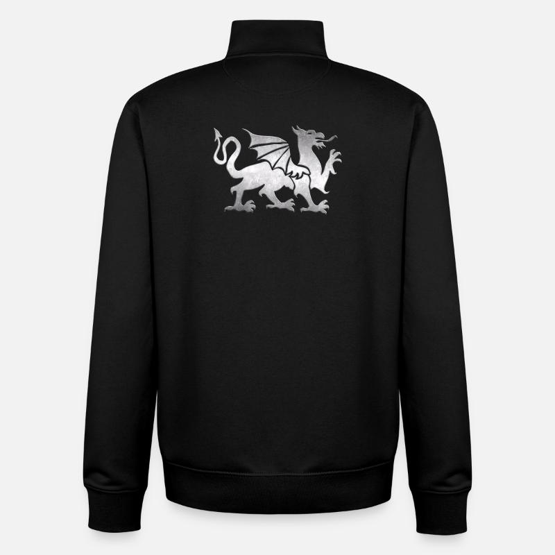 Fabelwesen - Unisex Organic Zip Sweatshirt von Stanley/Stella - Schwarz
