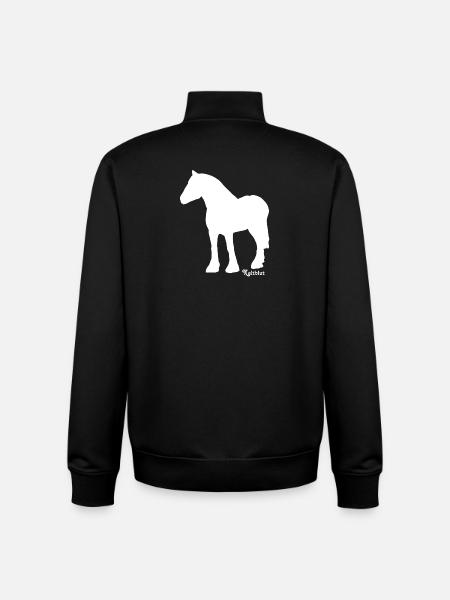 schimmel-kaltblut - Unisex Organic Zip Sweatshirt von Stanley/Stella - Schwarz